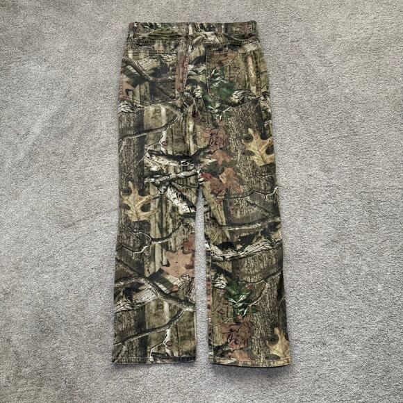Mossy Oak Camo Men's 32x30 Denim Pants Hunt Jeans Outdoor Camp - Picture 2 of 7